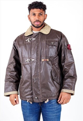 VINTAGE LEATHER AVIATOR JACKET J2992