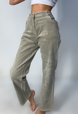 VINTAGE WOOLRICH TAUPE STRAIGHT LEG MID RISE JEANS