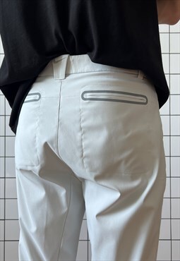 Vintage NIKE Pants Trousers Gray 