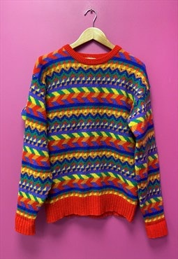 80's Vintage Westmorland Knitwear Jumper Multicoloured