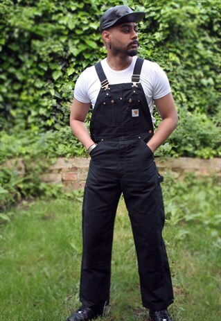 VINTAGE CARHARTT UTILITY OVERALLS DENIM DUNGAREES