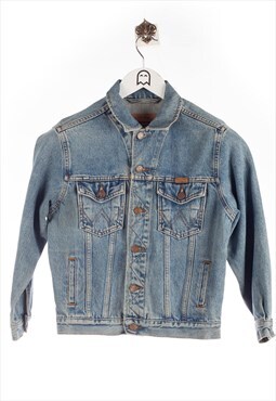 Vintage wrangler  Denim Jacket Western Jeans Look Blue