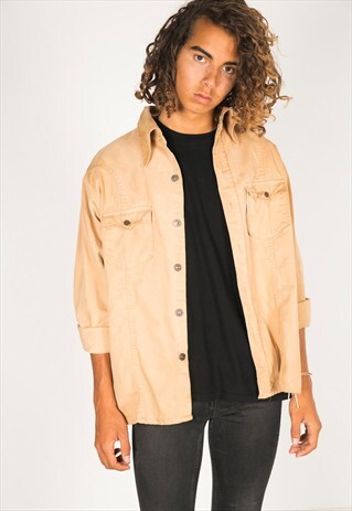 VINTAGE 80S LEVIS DENIM OVERSHIRT / R342