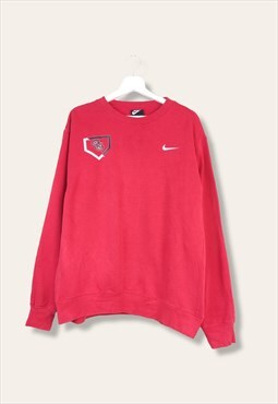 Vintage Nike Sweatshirt CG in Red L