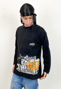 Vintage 90s Energie Graffiti sweatshirt 
