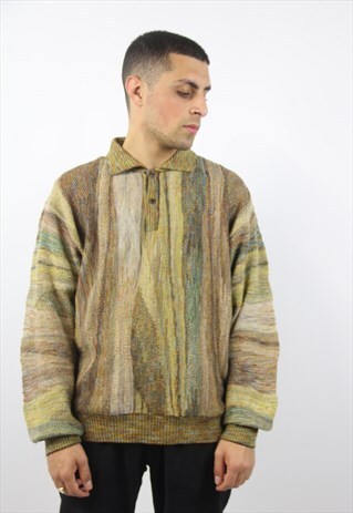 VINTAGE ABSTRACT PATTERNED JUMPER