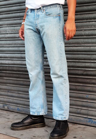 VINTAGE LEVI'S 90S STONEWASHED 501 DENIM JEANS