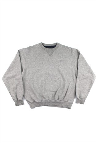 VINTAGE 90S CHAMPION SPORTSWEAR GREY SWEATSHIRT, BOXY FIT