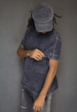 SALE - MINERAL WASH GREY TEE