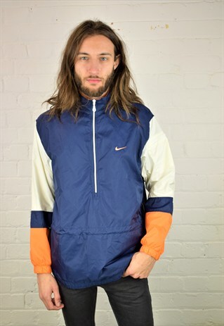 VINTAGE 90'S NIKE 1/2 ZIP WINDBREAKER