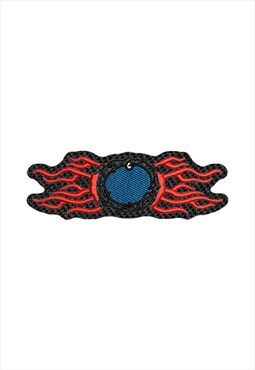 Embroidered Fire Logo Machine Design iron on patch 