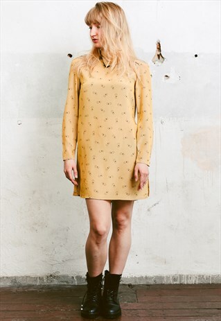 VINTAGE 70S SILK CHINESE DRESS