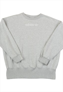 Vintage Adidas Sweatshirt Grey Ladies XL