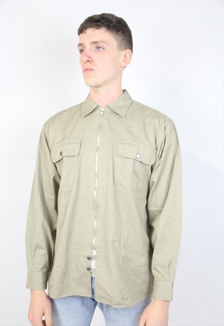 VINTAGE 90S BEIGE SHIRT JACKET