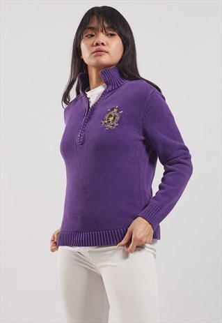 VINTAGE RALPH LAUREN 1/4 ZIP JUMPER