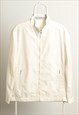 VINTAGE GIVENCHY LIGHT SPORTY JACKET LOGO WHITE SIZE L