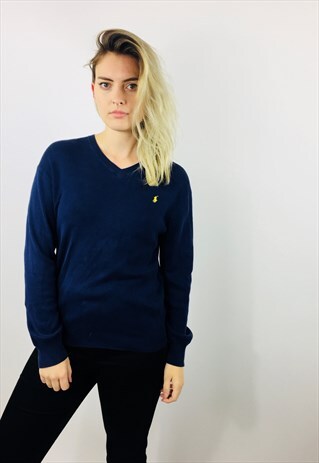RALPH LAUREN EMBROIDERED COTTON JUMPER