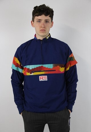 VINTAGE SPORTS SHELL ZIP-UP JACKET