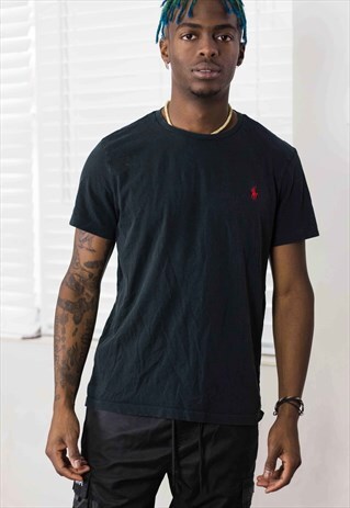 VINTAGE POLO RALPH LAUREN T-SHIRT LOGO 90S M 5.1