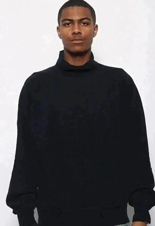 VINTAGE STONE ISLAND EMBROIDERED SPELLOUT JUMPER NAVY