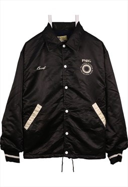 Vintage 90's Hewitt Mfg Windbreaker Coach Jacket Button Up