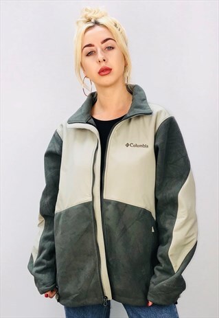 VINTAGE COLUMBIA FLEECE LINED JACKET