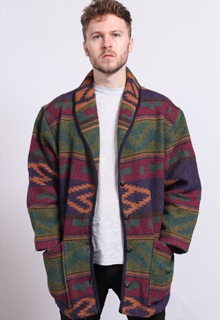 VINTAGE AZTEC INCA JACKET