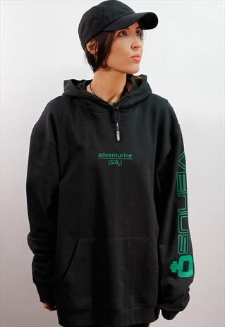 AVENTURINE CRYSTAL GRAPHIC HOODIE