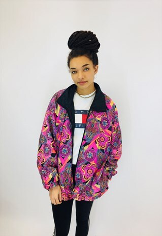 VINTAGE FESTIVAL 80S RAVE WINDBREAKER JACKET