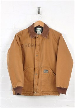 Vintage Workwear Detroit Jacket Tan Small