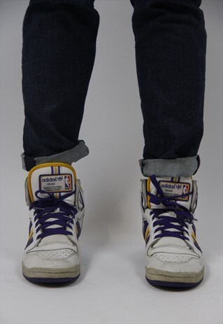 VINTAGE HIGH-TOP ADIDAS TRAINERS