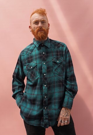 VINTAGE WRANGLER WESTERN SHIRT