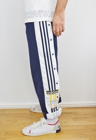 90S ADIDAS TREFOIL TRACKSUIT BOTTOMS /JOGGERS/TROUSERS