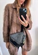 Patent Black leather Trapeze Glam Bag 