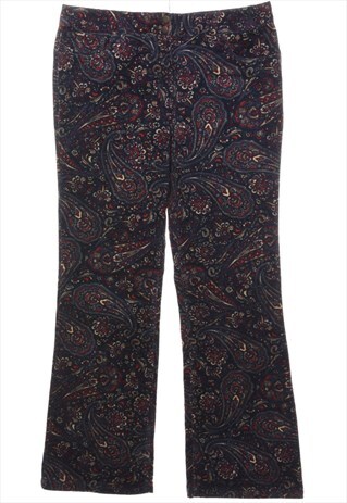 Beyond Retro Vintage Tommy Hilfiger Paisley Pattern Trousers