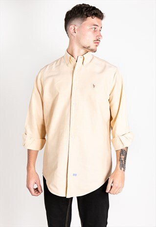 VINTAGE 80S CLASSIC POLO RALPH LAUREN SHIRT / 4952