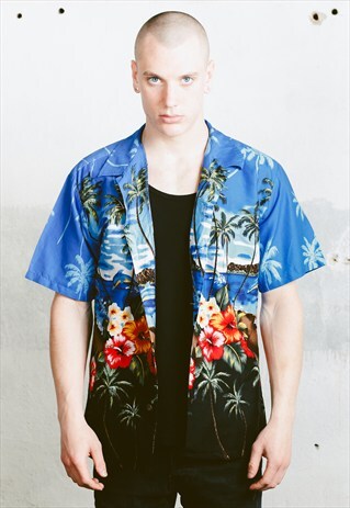 VINTAGE PATTERNED HAWAII SHIRT