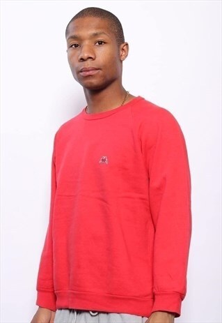 VINTAGE KAPPA LOGO SWEATSHIRT RED