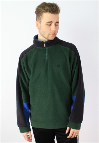 YSL YVES SAINT LAURENT VINTAGE HALF-ZIP FLEECE