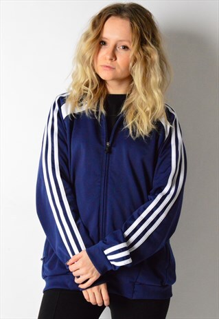 NAVY BLUE ADIDAS TRACK JACKET