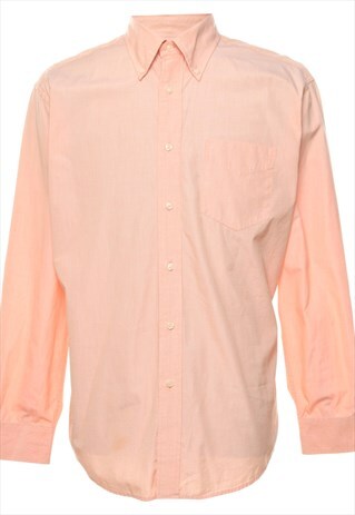 Vintage Tommy Hilfiger Peach Classic Shirt - M