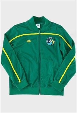 NEW YORK COSMOS Umbro Green Track Football Jacket  L