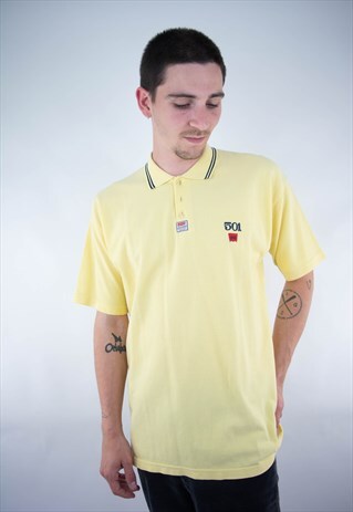VINTAGE LEVI'S 501 LOGO POLO SHIRT