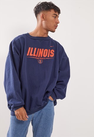 VINTAGE NIKE ILLINOIS SWEATSHIRT