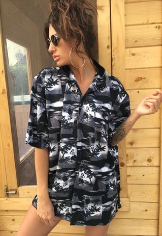 OVERSIZED RETRO 90S 80S VINTAGE UNISEX FESTIVAL SHIRT