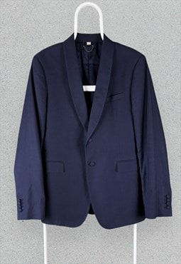 Burberry London Blue Blazer Jacket Made in Italy Mens UK 44