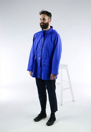 BLUE SPRING JACKET / COLORFUL 90S PARKA