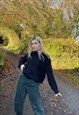 VINTAGE GLOVERALL MADE IN ENGLAND CHUNKY KNITTED JUMPER