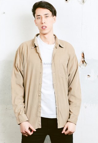 VINTAGE 90S CORDUROY SHIRT