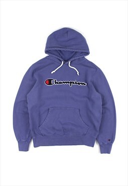 Champion Spellout Purple Pullover Hoodie